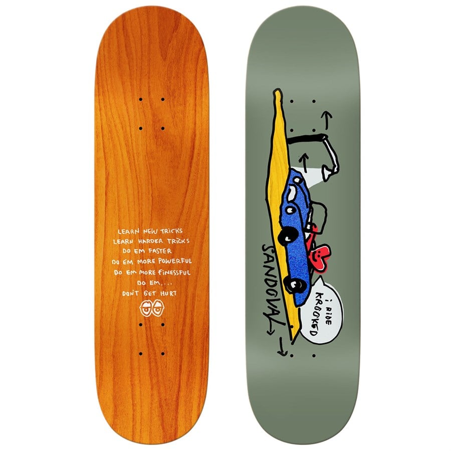 Krooked Sandoval I Ride 8.62 Skateboard Deck