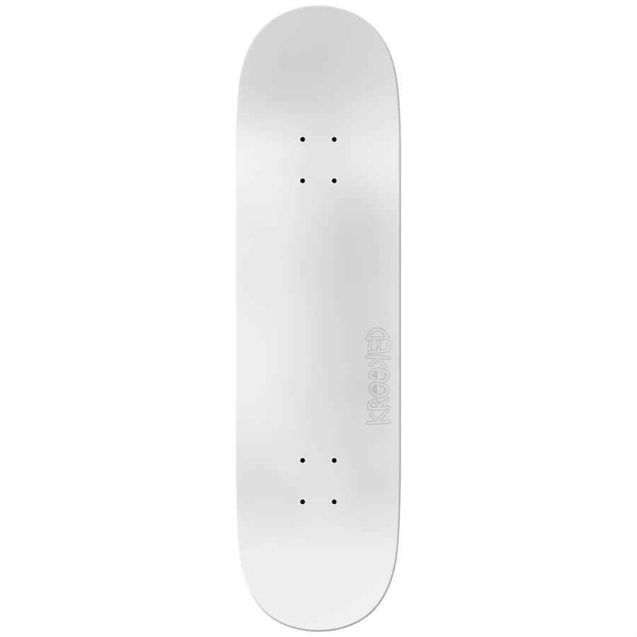 Krooked Team Eyes White 8.06 Skateboard Deck