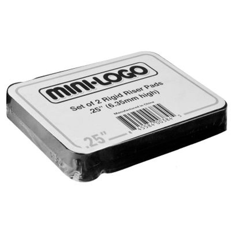 Mini Logo Rigid .25" Riser Pads