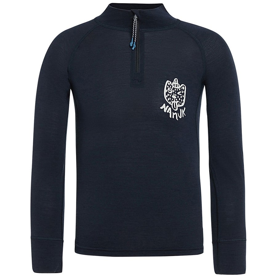 Namuk Honu Merino Half-Zip Longsleeve Top - Kids'