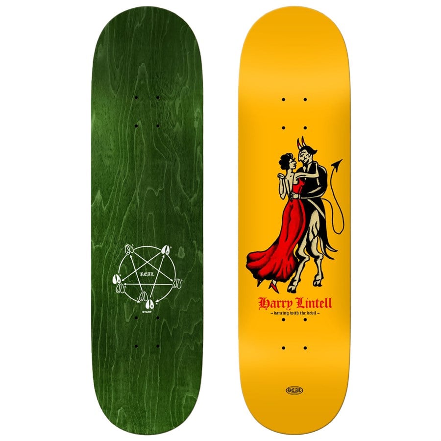 Real Lintell Dance Devil 8.5 Skateboard Deck