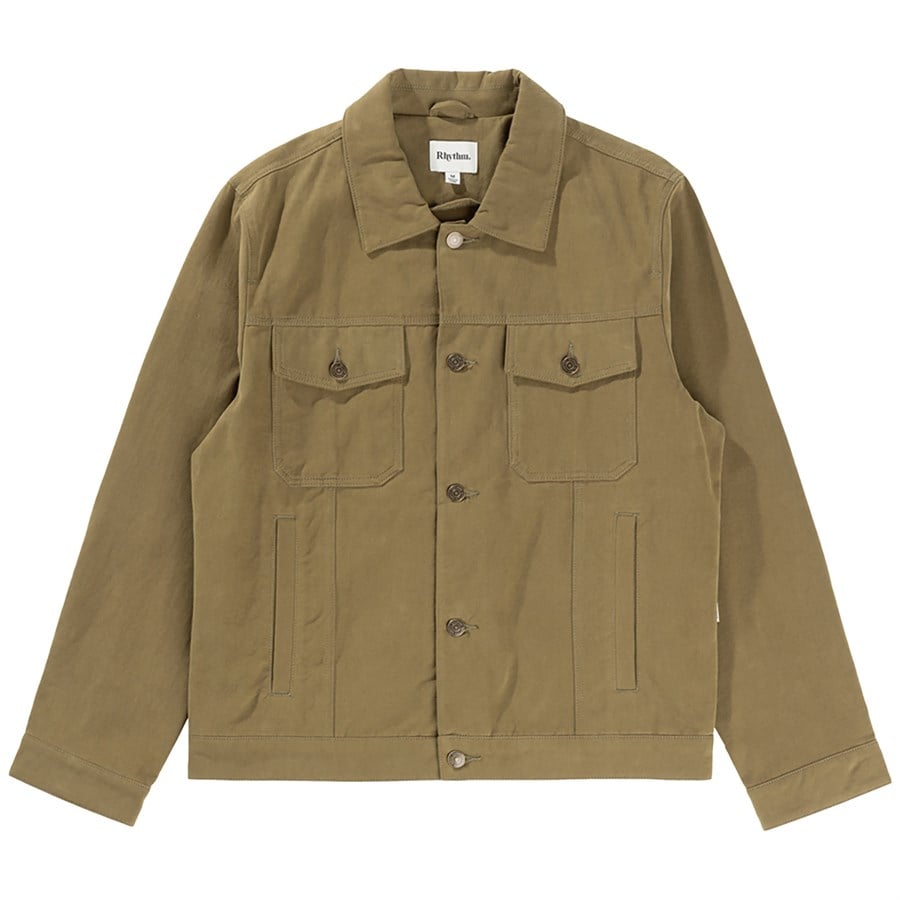 Rhythm Brushed Twill Trucker Jacket - Men's