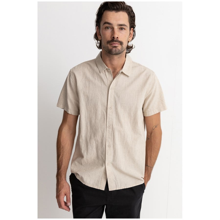 Rhythm Classic Linen Short-Sleeve Shirt - Men's