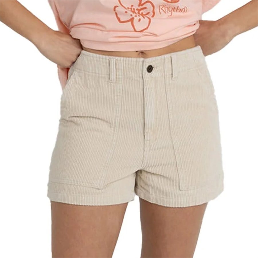 Rhythm Fatigue Corduroy Shorts - Women's