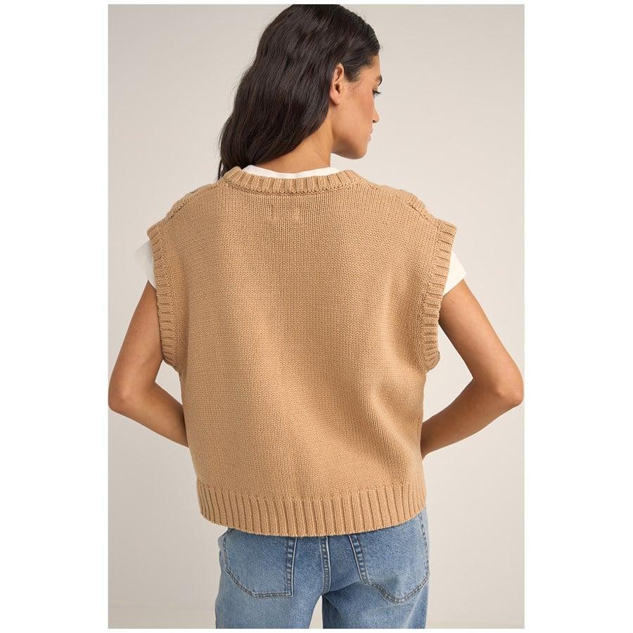 Rhythm Finley Cable Knit Vest - Women's