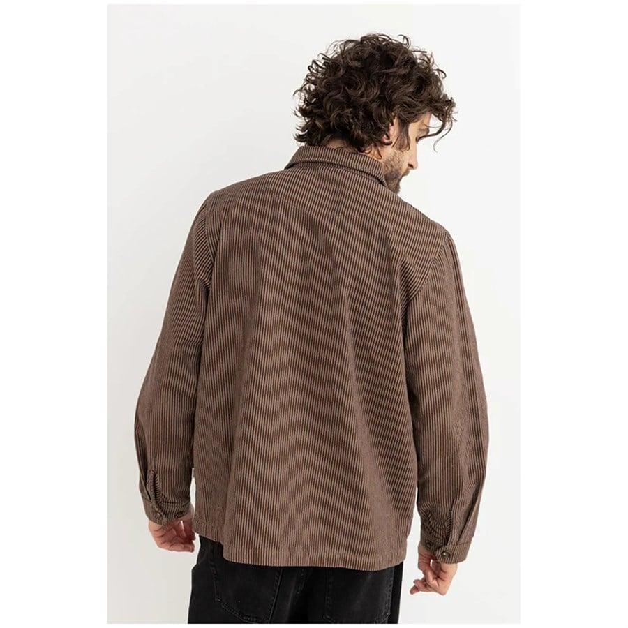 Rhythm Hickory Stripe Work Shirt - Men's