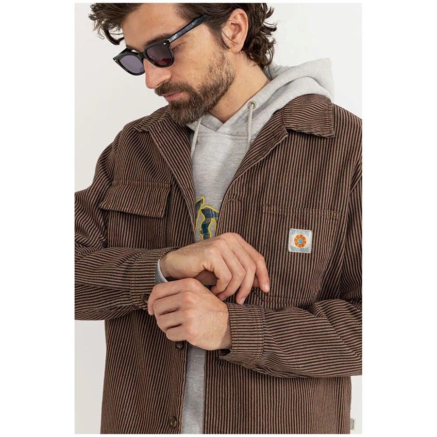 Rhythm Hickory Stripe Work Shirt - Men's