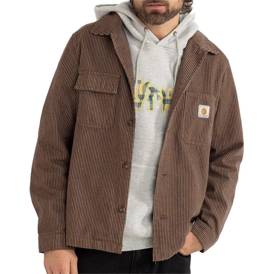 Rhythm Hickory Stripe Work Shirt - Men's