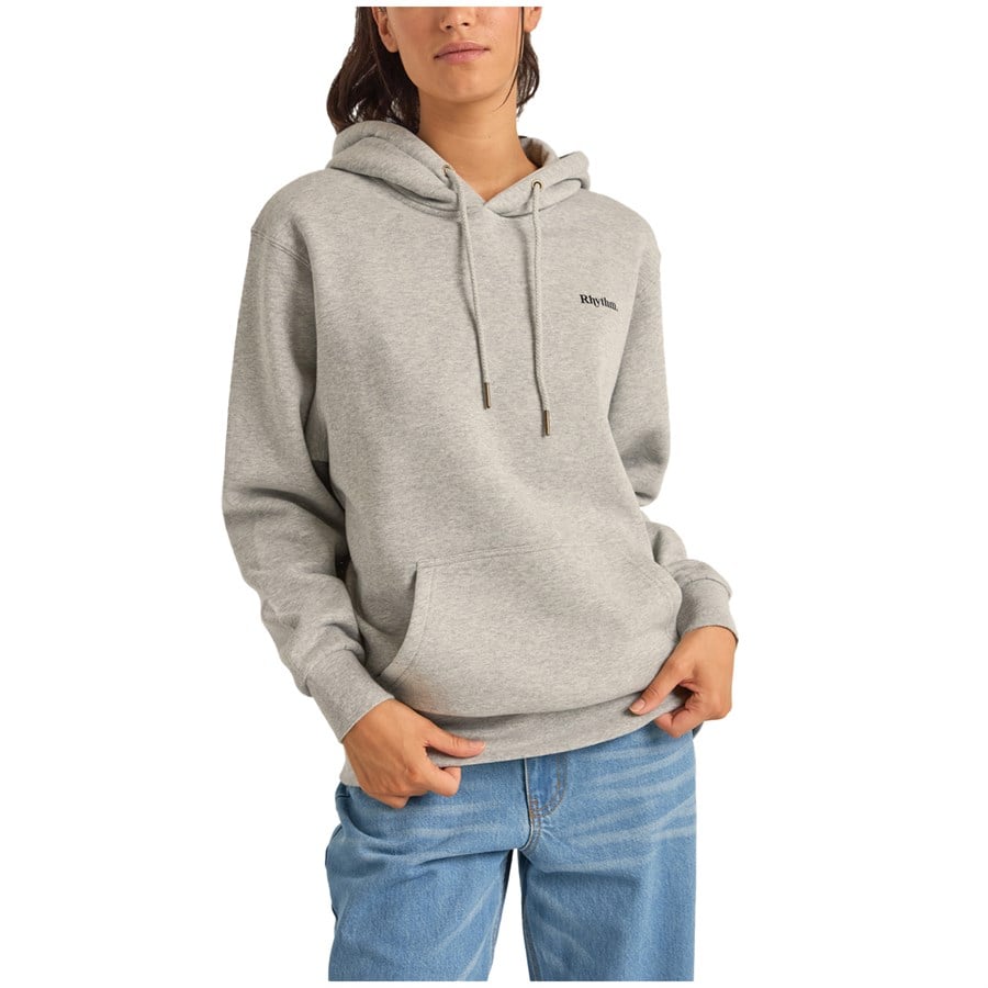 Rhythm Logo Boyfriend Fleece Hoodie - Women's