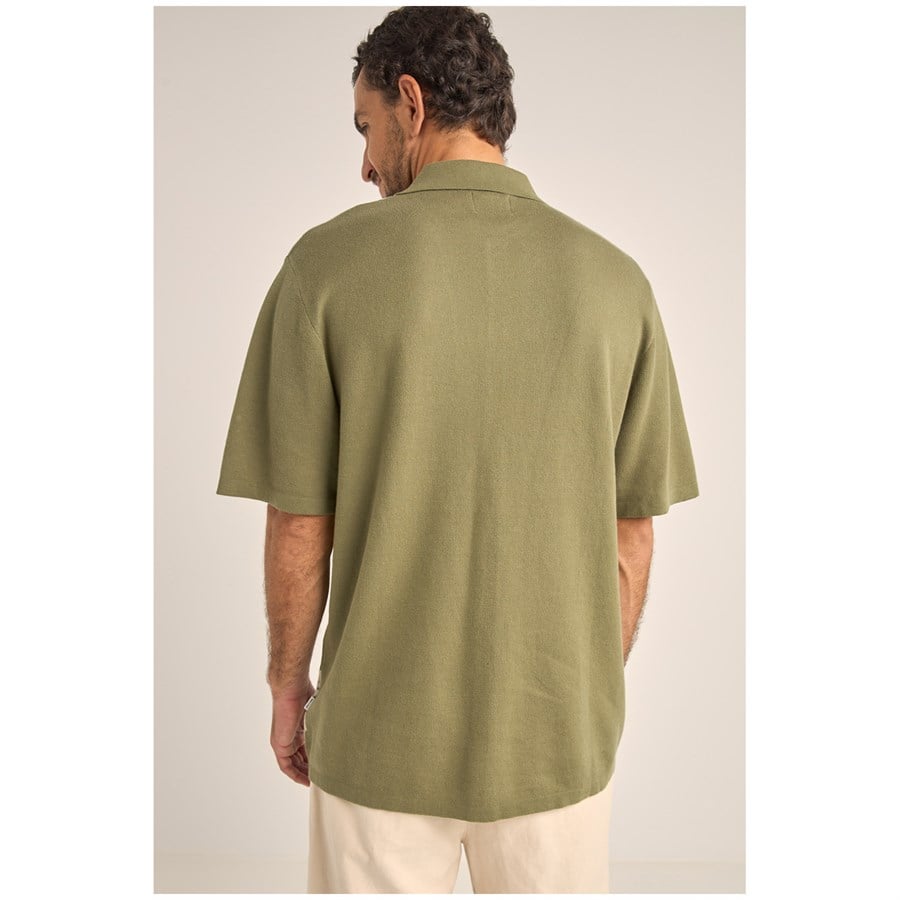 Rhythm Loma Knitted Short-Sleeve Shirt - Men's