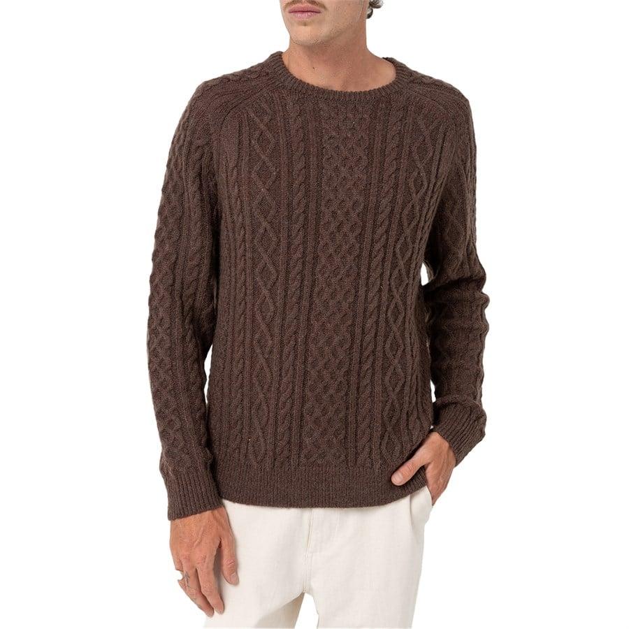 Rhythm Mohair Fishermans Knit Sweater - Men's