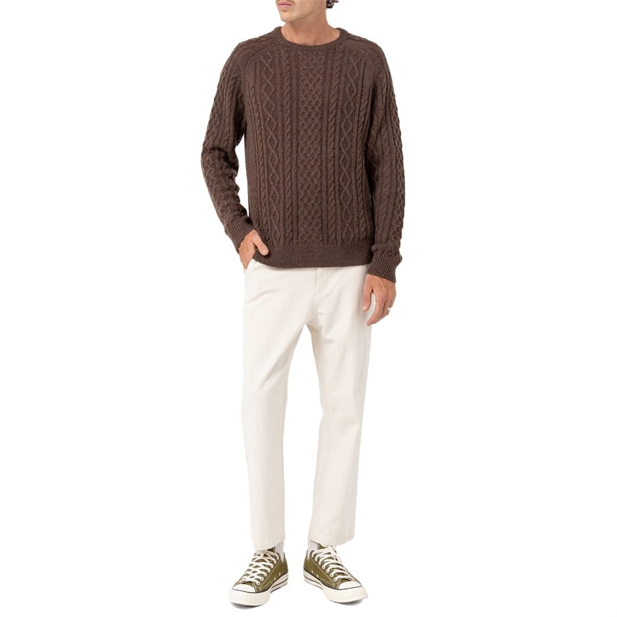 Rhythm Mohair Fishermans Knit Sweater - Men's