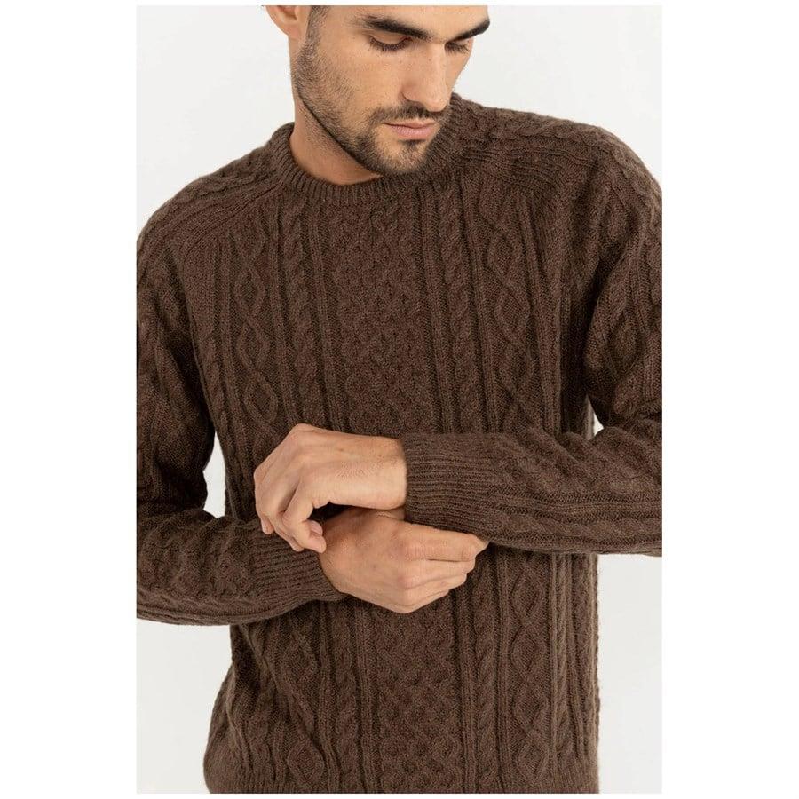 Rhythm Mohair Fishermans Knit Sweater - Men's