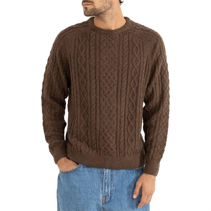 Rhythm Mohair Fishermans Knit Sweater - Men's