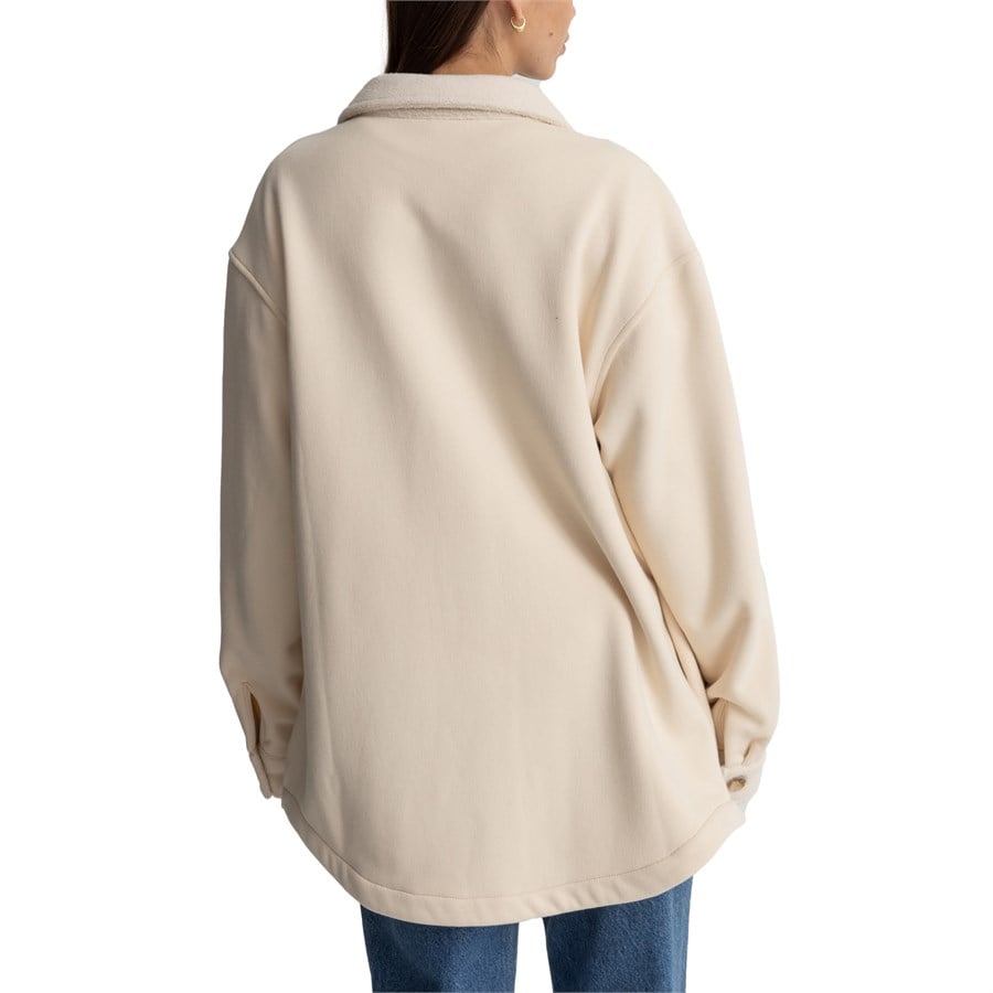 Rhythm Reverse Fleece Shacket - Women's