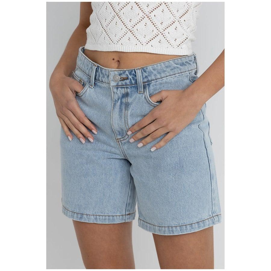 Rhythm Tour Denim Bermuda Shorts - Women's