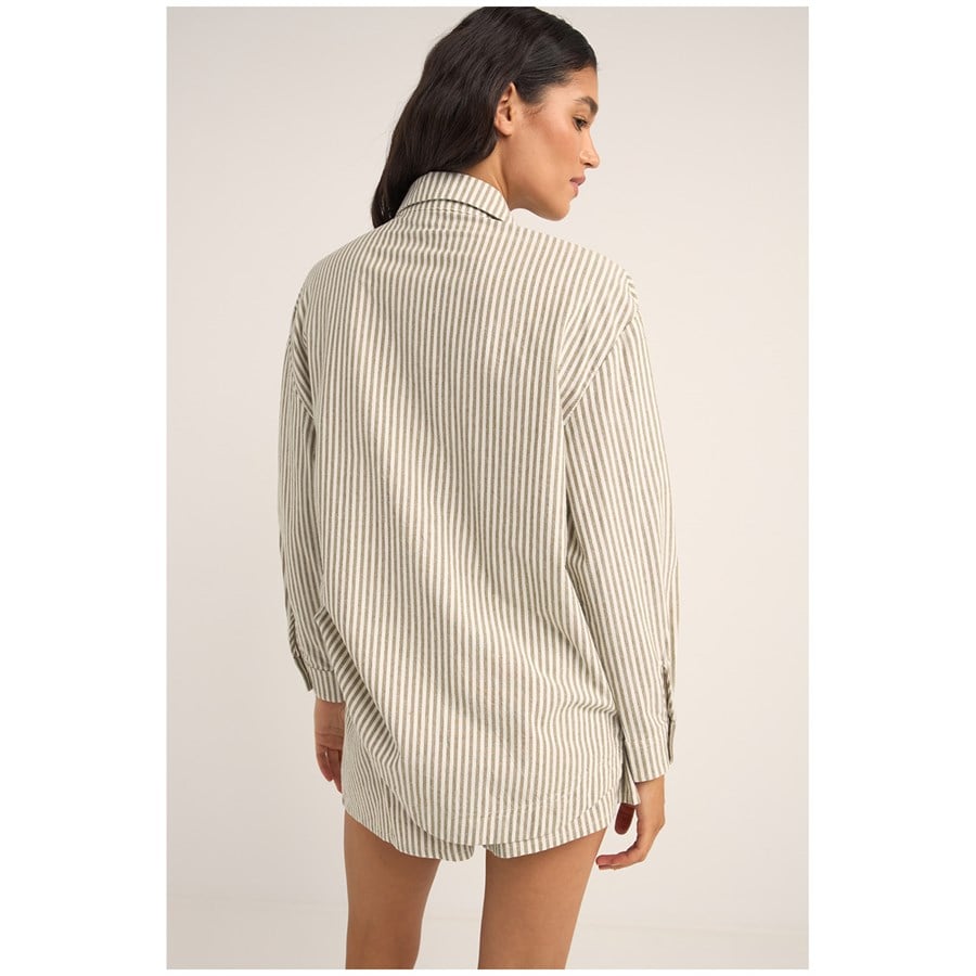 Rhythm Valley Stripe Oversized Shirt - Women's