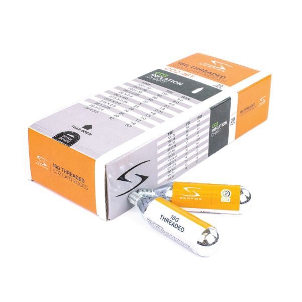 Serfas 16g CO2 Threaded Cartridges