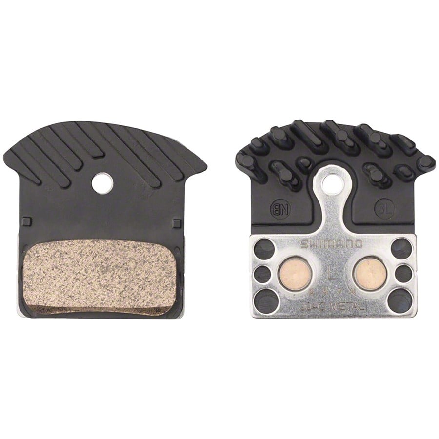 Shimano J04C Metal Disc Brake Pads with Fins