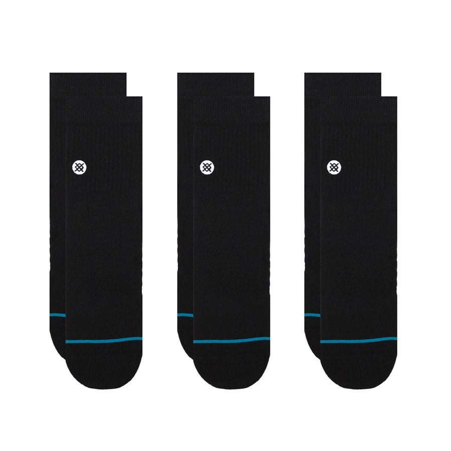 Stance Icon Quarter 3-Pack Socks