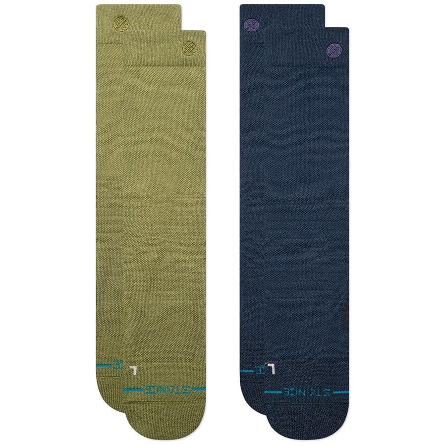 Stance Iconic Mid Poly Snow Socks 2-Pack