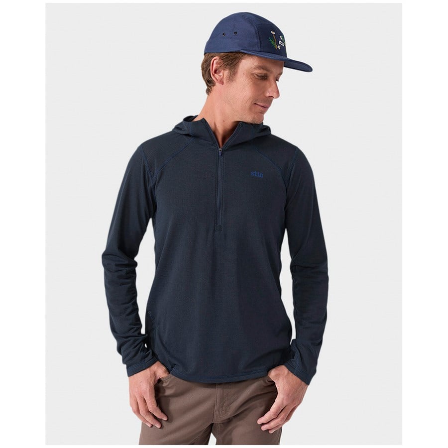 Stio Trax Power Grid Half Zip Hoodie - Men's
