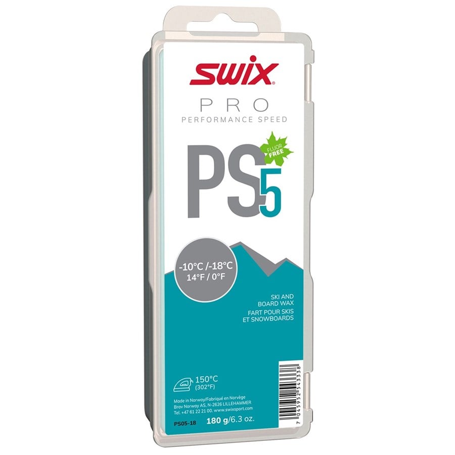 SWIX PS05 Turquoise -10°C/-18°C 180g Wax