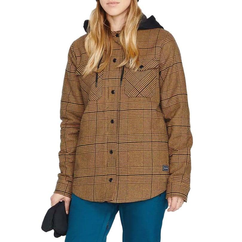 Volcom Hooded Flannel Jacket - Women's