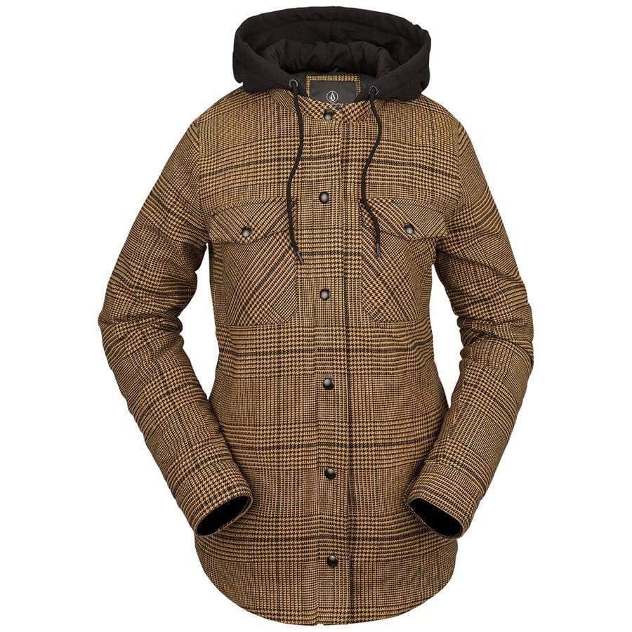 Volcom Hooded Flannel Jacket - Women's