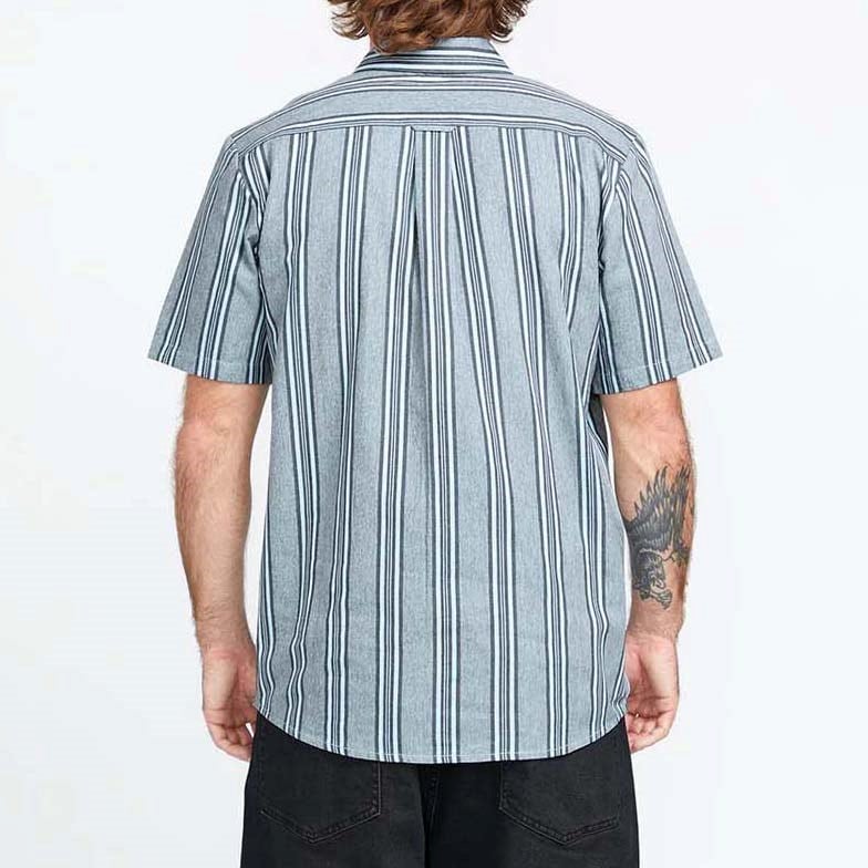 Volcom Newbar Stripe Short-Sleeve Shirt - Men's