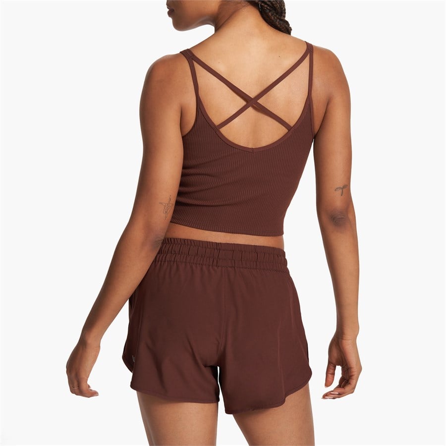 Vuori Rib Crop Tank Top - Women's