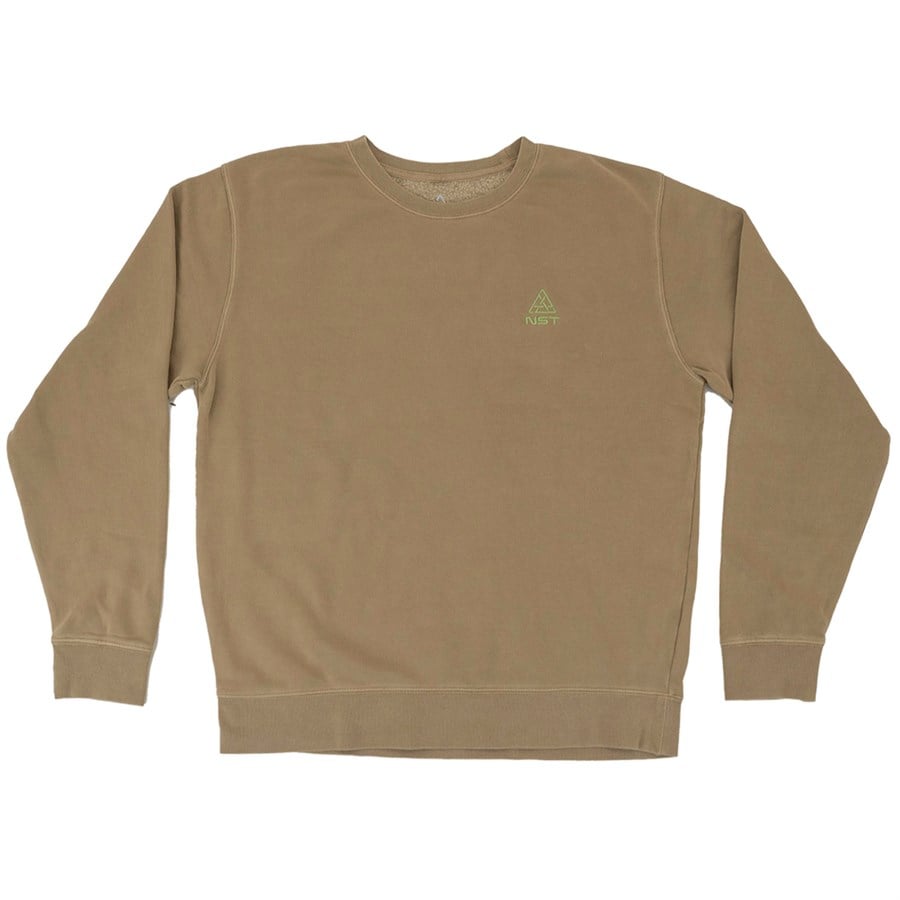 Evo X NST Embroidered Pigment Dyed Crew Neck Sweatshirt - Unisex