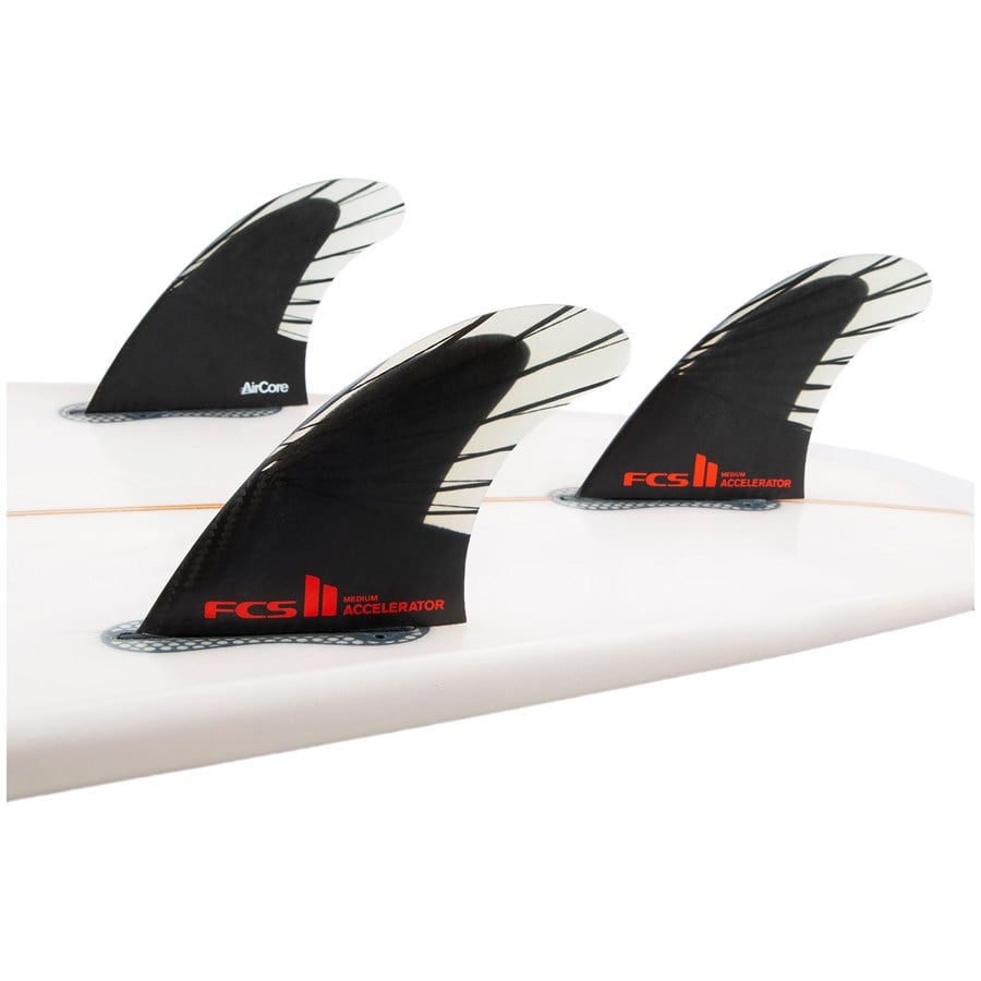 FCS II Accelerator PC Carbon Medium Tri Fin Set