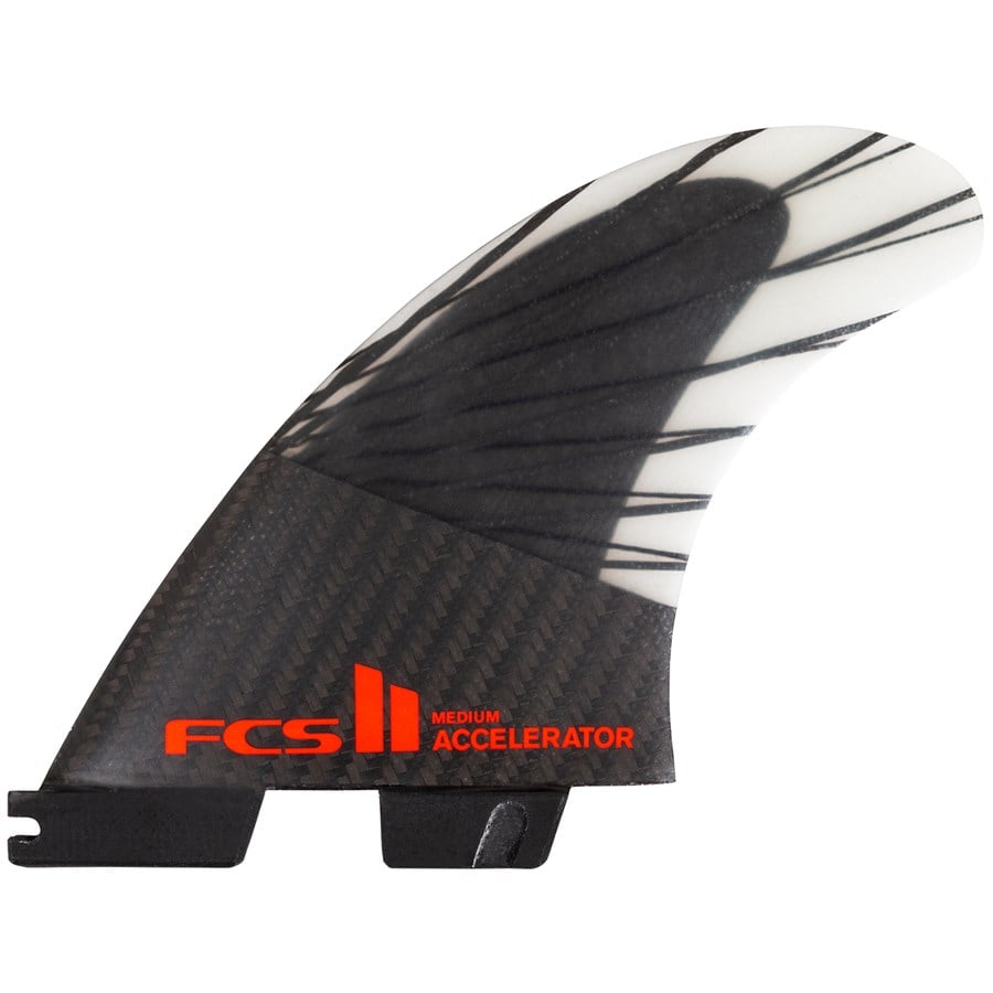 FCS II Accelerator PC Carbon Medium Tri Fin Set