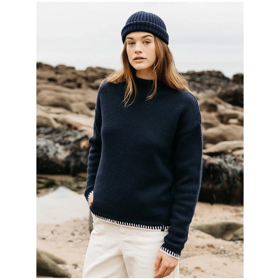 Finisterre Blanket Stitch Taran Sweater - Women's