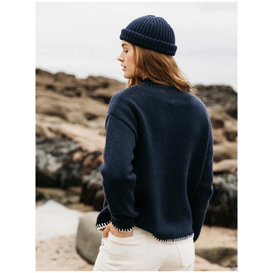 Finisterre Blanket Stitch Taran Sweater - Women's