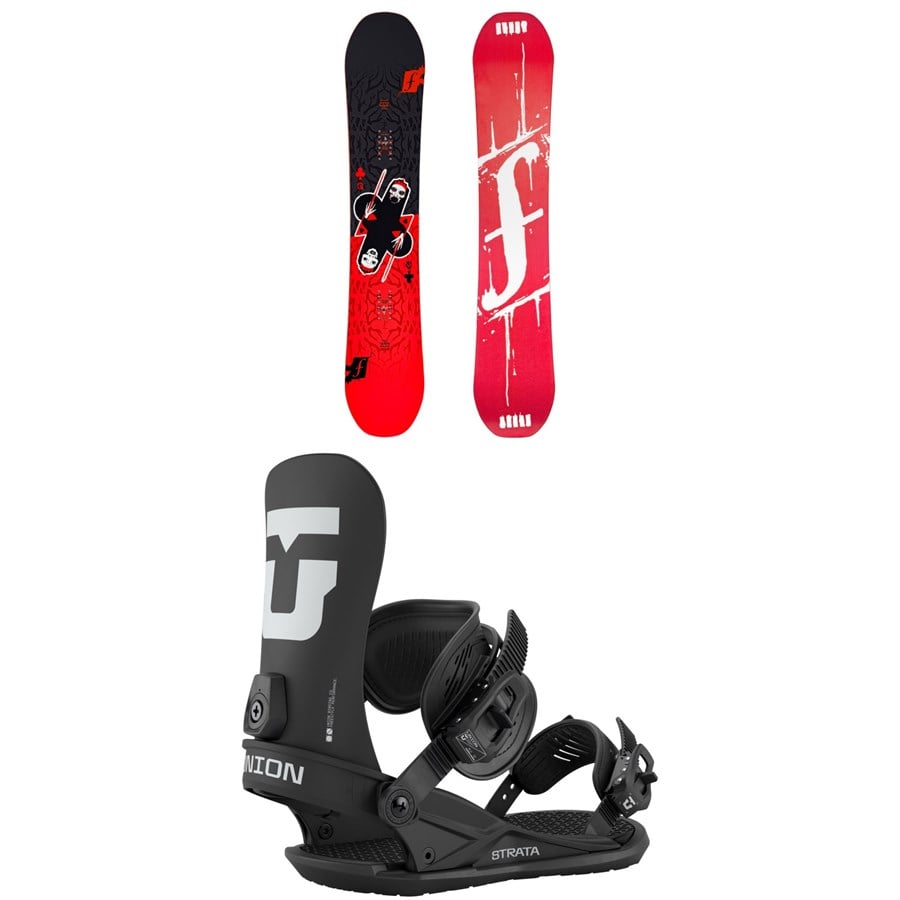 Forum Destroyer Snowboard + Union Strata Snowboard Bindings 2026