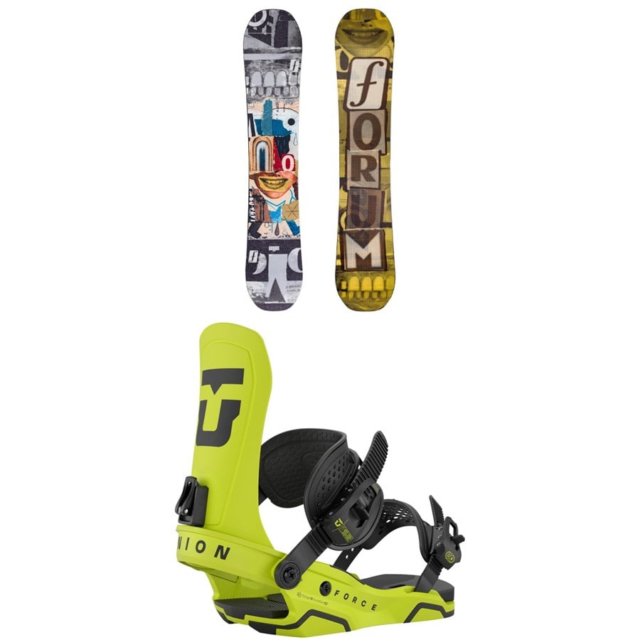 Forum Recon Snowboard + Union Force Snowboard Bindings 2026