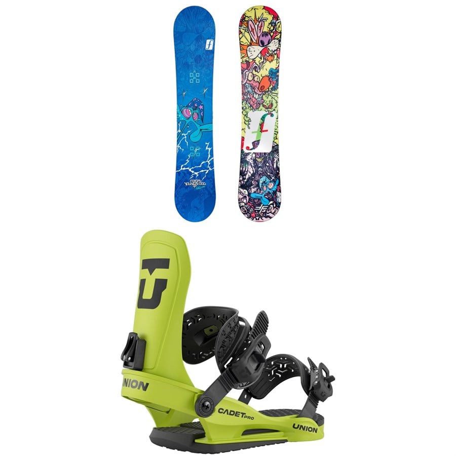 Forum Youngblood Mini Snowboard + Union Cadet Pro Snowboard Bindings - Kids' 2026