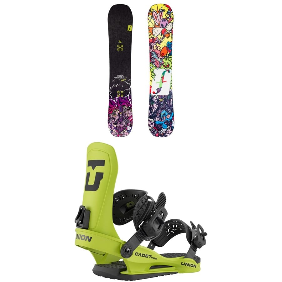 Forum Youngblood Snowboard + Union Cadet Pro Snowboard Bindings - Kids' 2026