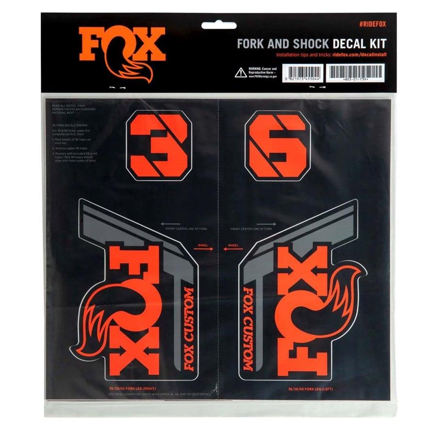 Fox Shox Fox Racing Custom Fork And Shock Decal Kit