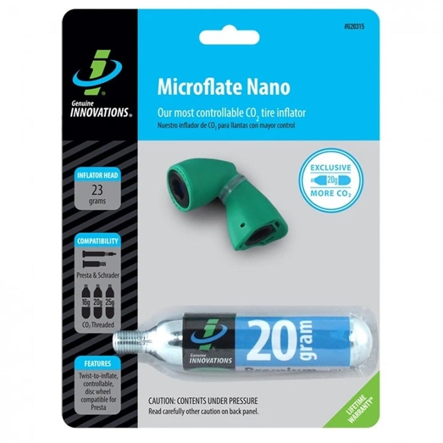 Genuine Innovations Microflate Nano CO2 Inflator