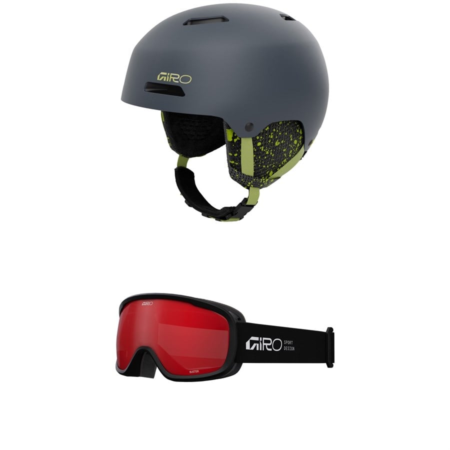 Giro Crue MIPS Helmet - Kids' + Giro Buster Goggles - Kids'