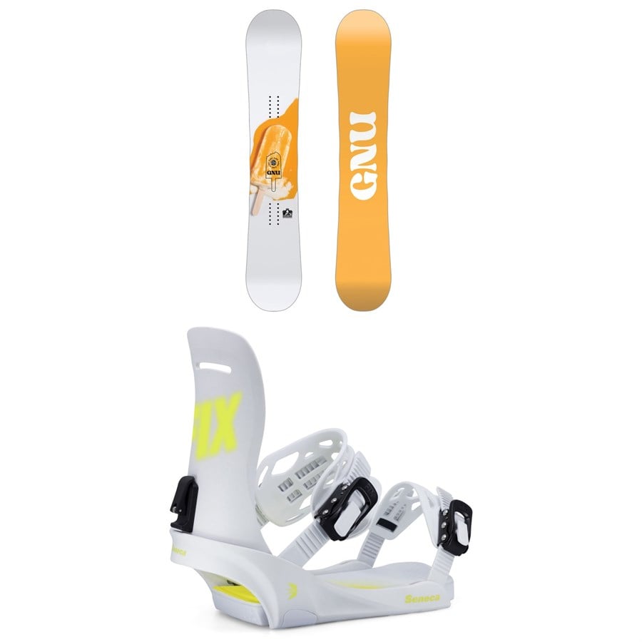 GNU B-Nice BTX Snowboard + Fix Seneca Snowboard Bindings - Women's 2025