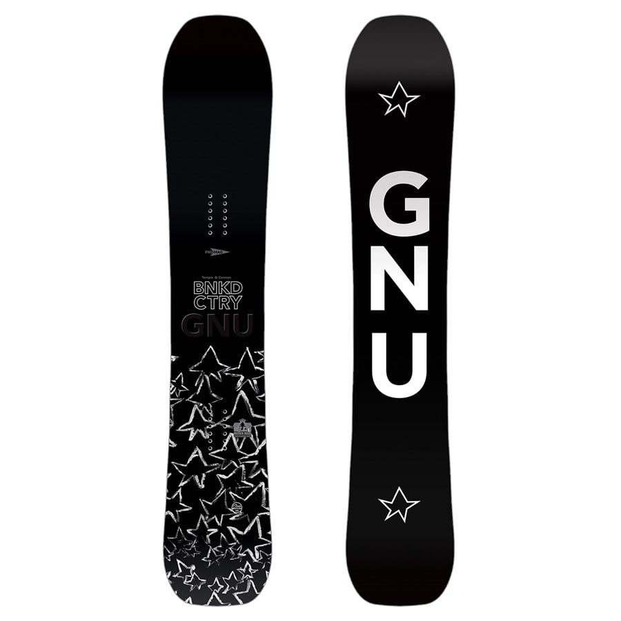 GNU Banked Country C3 Snowboard + Ride A-6 Snowboard Bindings 2025