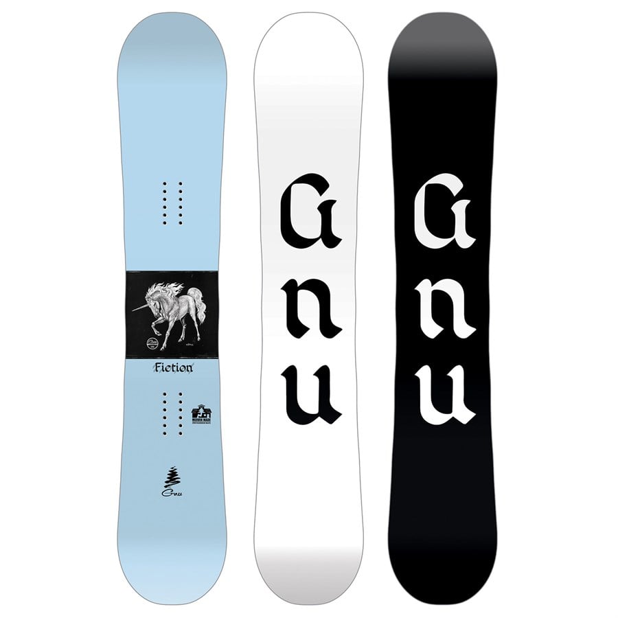 GNU Fiction BTX Snowboard + Bent Metal Metta Snowboard Bindings + Vans Hi-Standard Pro Snowboard Boots - Women's 2026