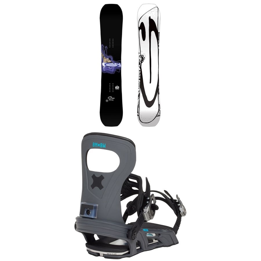 GNU Money C2E Snowboard - Blem 2024 + Bent Metal Joint LTD Snowboard Bindings