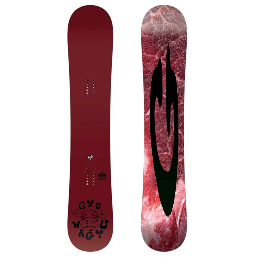 GNU Wagyu C3 Snowboard + Bent Metal Anvil Snowboard Bindings 2026