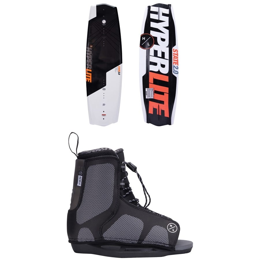 Hyperlite State Jr. Wakeboard + Remix Jr. Wakeboard Package - Kids' 2025