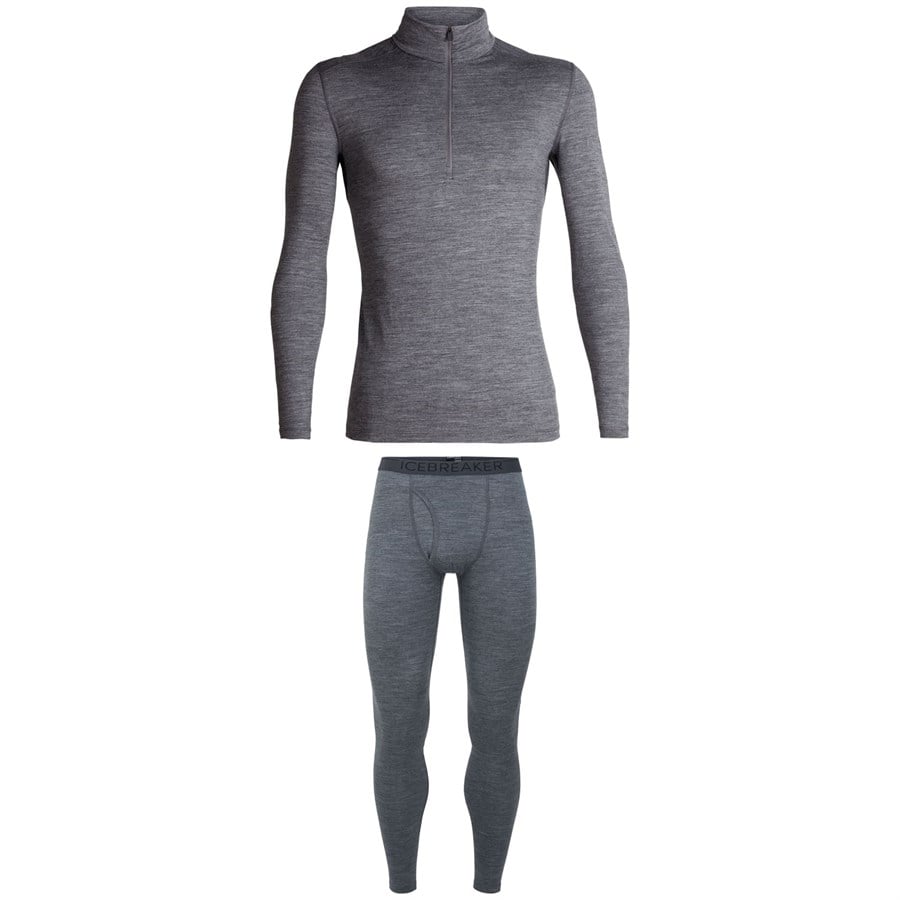 Icebreaker 200 Oasis Long Sleeve Half Zip Top + Fly Leggings 2022